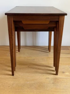 3 tables gigognes en palissandre - Danemark années 60
