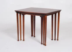 Tables Gigognes en Palissandre de Møbel Intarsia, Danemark, 1960s, Set de 3