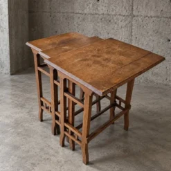 3 tables gigognes / ensemble gigogne / arts et métiers / années 1950