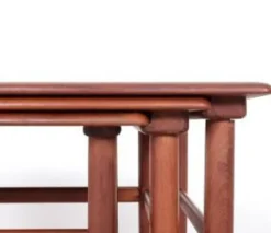 Tables gigognes en teck au design danois, années 1960