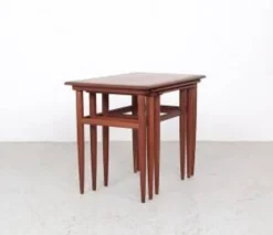 Tables gigognes en teck au design danois, années 1960