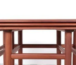 Tables gigognes en teck au design danois, années 1960