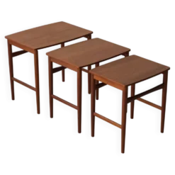 Tables gigognes en teck danois