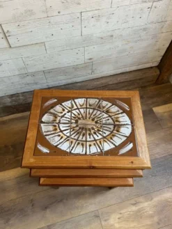 Tables gigognes en teck danois vintage de Mobelfabrikken Toften, années 1960.