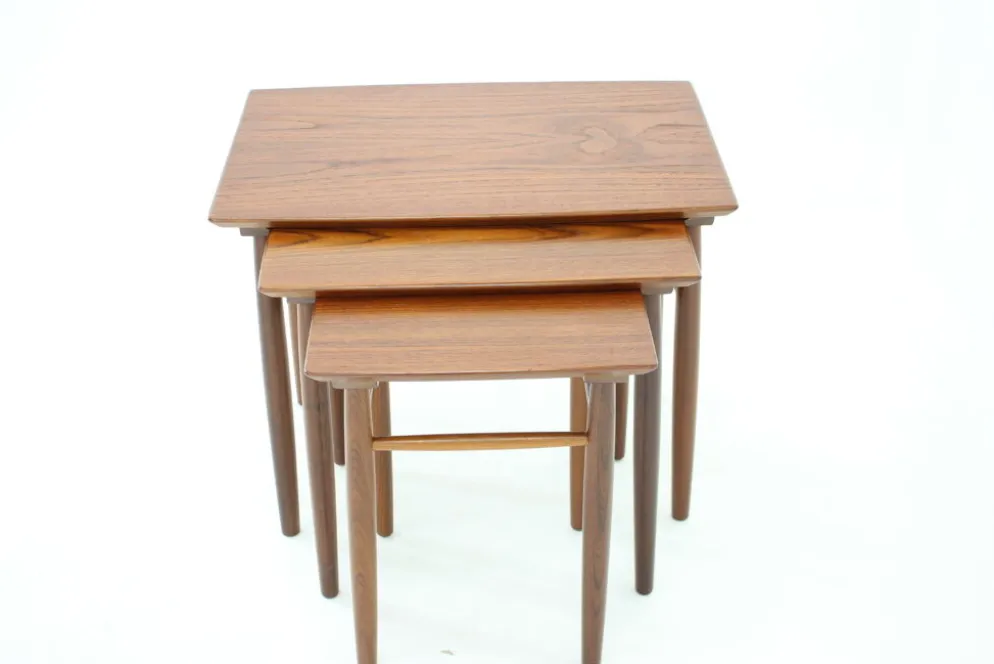Tables gigognes en teck des années 1960, Danemark