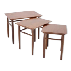Tables gigognes en teck des années 1960, Danemark