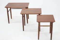 Tables gigognes en teck des années 1960, Danemark