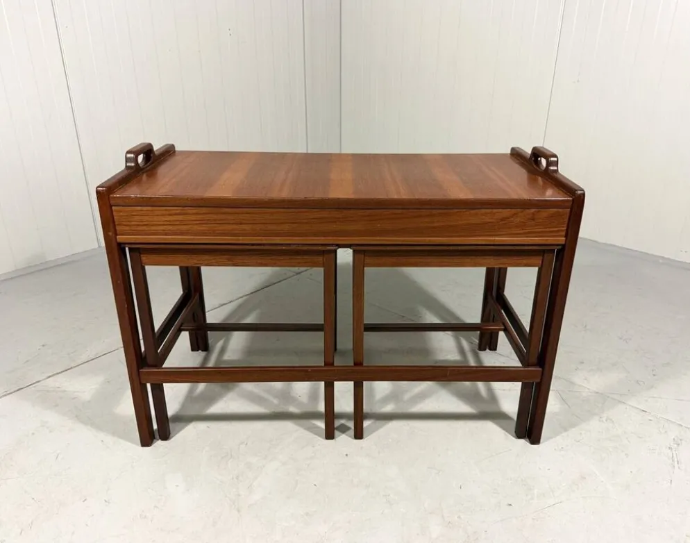 Tables gigognes en teck de Skaraborgs Möbelindustri, Suède