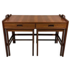 Tables gigognes en teck de Skaraborgs Möbelindustri, Suède