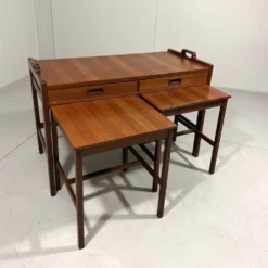 Tables gigognes en teck de Skaraborgs Möbelindustri, Suède