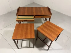 Tables gigognes en teck de Skaraborgs Möbelindustri, Suède