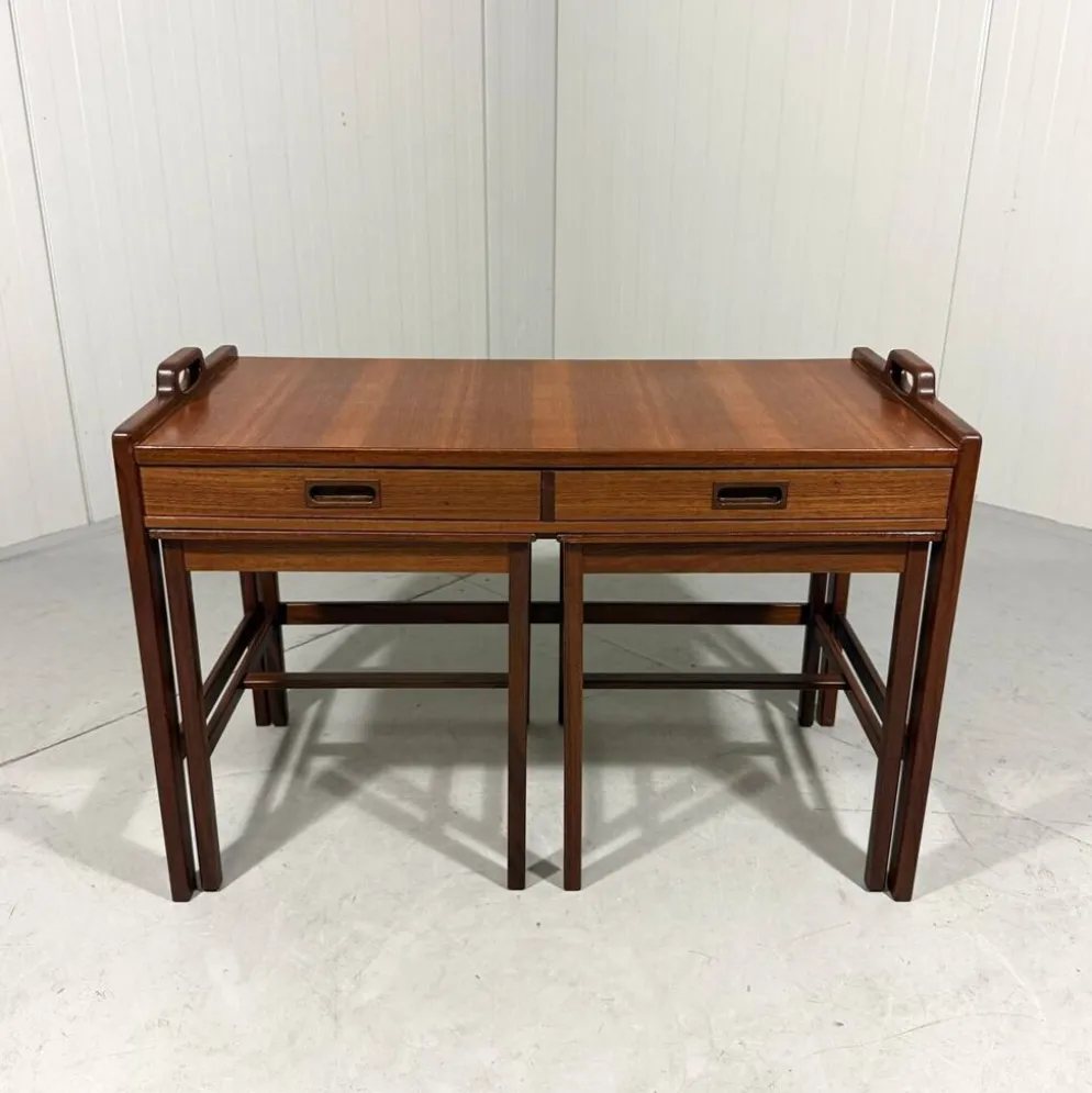 Tables gigognes en teck de Skaraborgs Möbelindustri, Suède