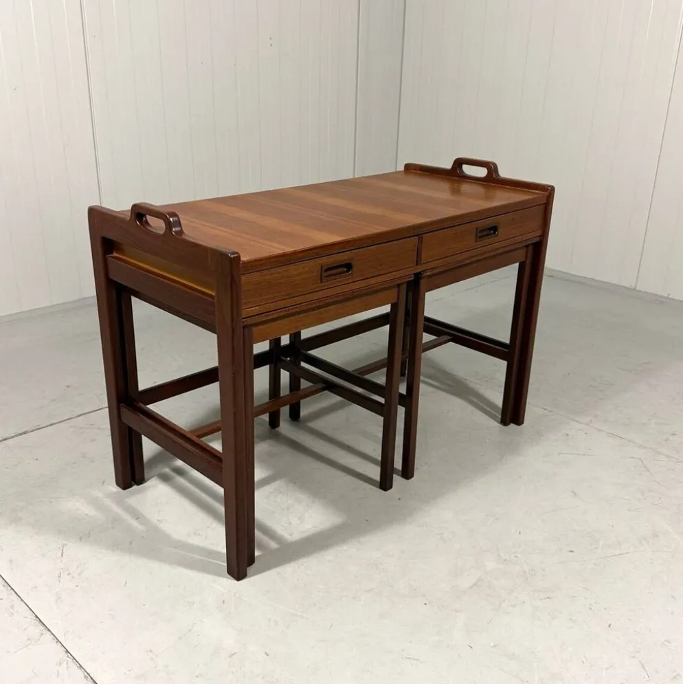 Tables gigognes en teck de Skaraborgs Möbelindustri, Suède