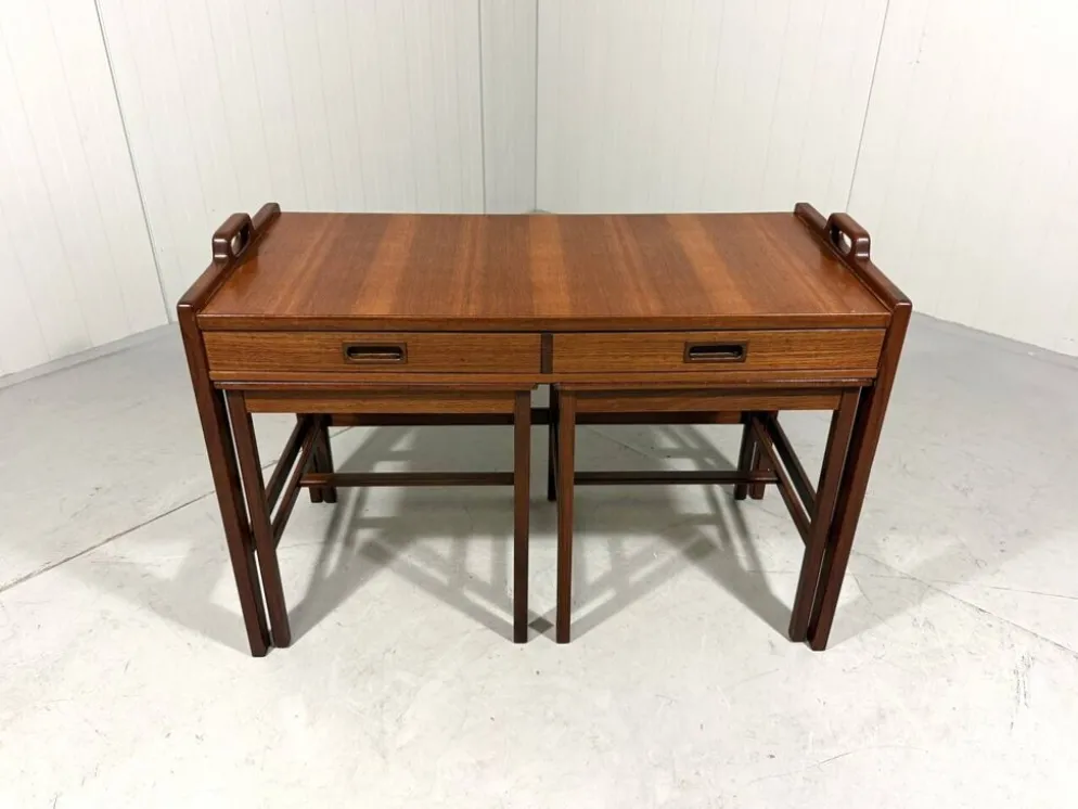 Tables gigognes en teck de Skaraborgs Möbelindustri, Suède