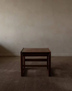 Tables gigognes en teck - ensemble de 3 - Arne Hovmand-Olsen pour Mogens Kold