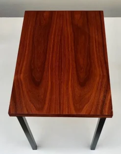 Tables Gigognes en Teck et Fer Noir par Cees Braakman pour Pastoe, ann