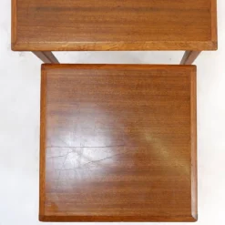 Tables gigognes en teck mid-century modern - années 1960