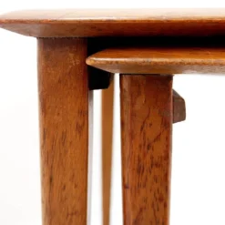 Tables gigognes en teck mid-century modern - années 1960