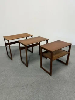 Tables gigognes en teck par Johannes Andersen
