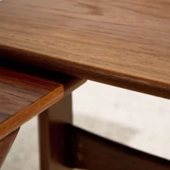 Tables gigognes en teck par Johannes Andersen pour CFC Silkeborg, ensemble de 3