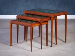 Tables Gigognes en Teck, 1960s, Set de 3
