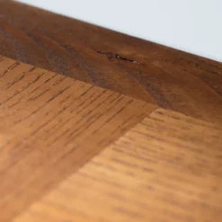 Tables gigognes gigognes du milieu du siècle avec parquet en chêne, France des années 1950