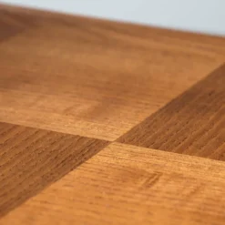 Tables gigognes gigognes du milieu du siècle avec parquet en chêne, France des années 1950