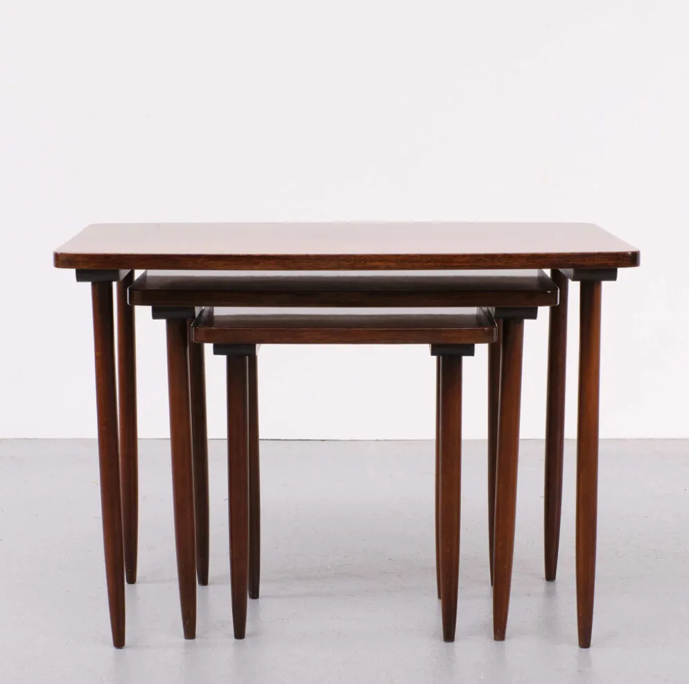 Tables gigognes Mimi Fortuna Hollande des années 1960