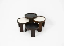 Tables gigognes modèle 780, créées par Gianfranco Frattini pour Cassina, an