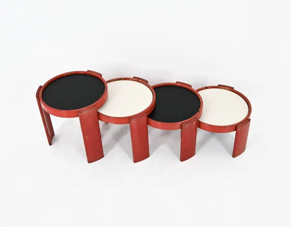 Tables gigognes modèle 780 de Gianfranco Frattini pour Cassina, années 1960