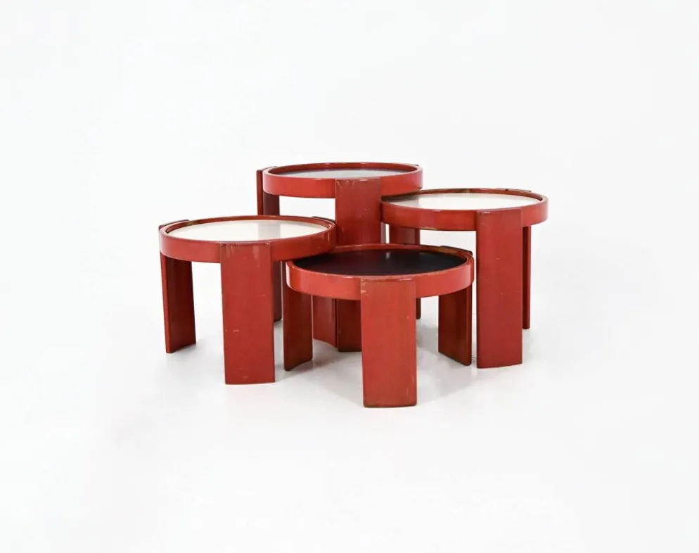 Tables gigognes modèle 780 de Gianfranco Frattini pour Cassina, années 1960