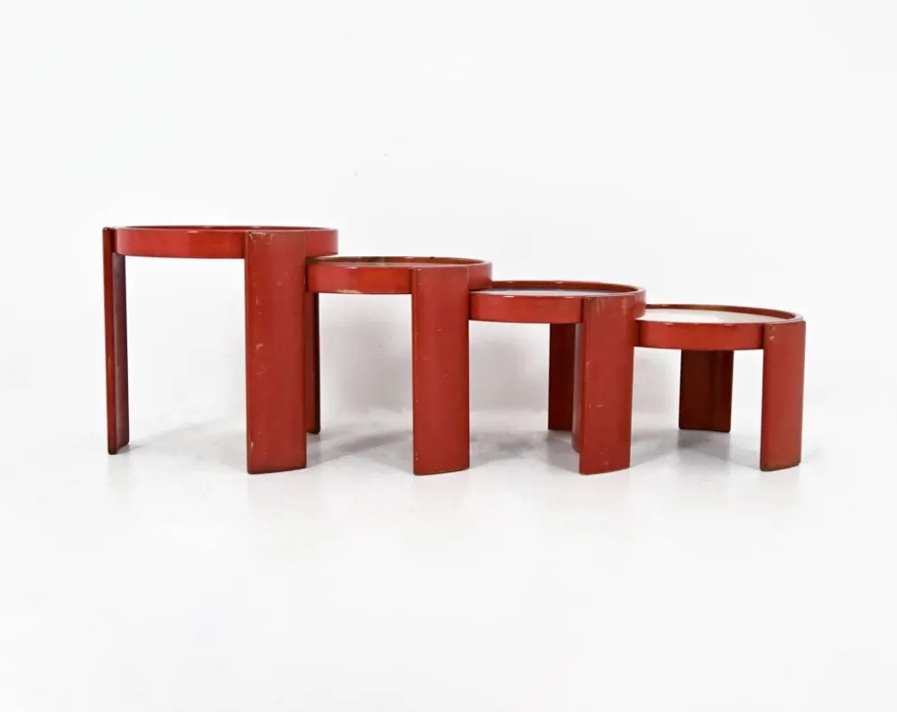 Tables gigognes modèle 780 de Gianfranco Frattini pour Cassina, années 1960