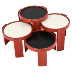 Tables gigognes modèle 780 de Gianfranco Frattini pour Cassina, années 1960