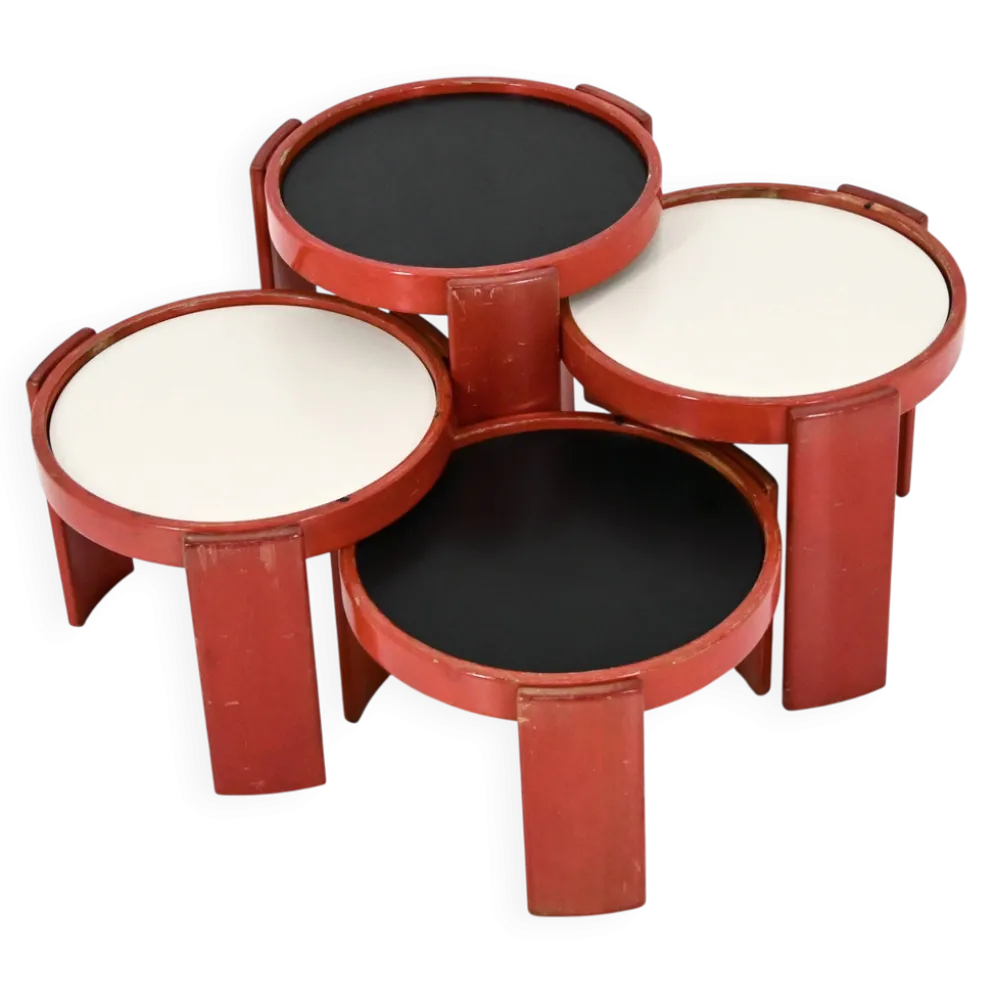 Tables gigognes modèle 780 de Gianfranco Frattini pour Cassina, années 1960