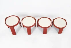 Tables gigognes modèle 780 de Gianfranco Frattini pour Cassina, années 1960