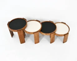 Tables gigognes modèle 780 de Gianfranco Frattini pour Cassina, années 1960