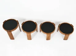 Tables gigognes modèle 780 de Gianfranco Frattini pour Cassina, années 1960
