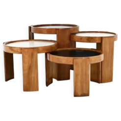 Tables gigognes modèle 780 de Gianfranco Frattini pour Cassina, années 1960