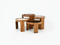 Tables gigognes modèle 780 de Gianfranco Frattini pour Cassina, années 1960