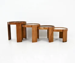 Tables gigognes modèle 780 de Gianfranco Frattini pour Cassina, années 1960