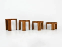 Tables gigognes modèle 780 de Gianfranco Frattini pour Cassina, années 1960