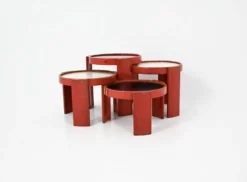 Tables gigognes modèle 780 de Gianfranco Frattini pour Cassina, années 1960