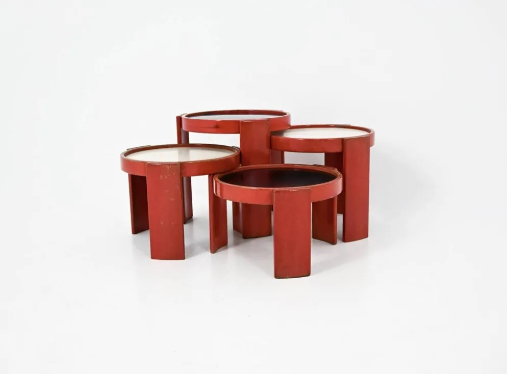 Tables gigognes modèle 780 de Gianfranco Frattini pour Cassina, années 1960