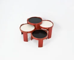 Tables gigognes modèle 780 de Gianfranco Frattini pour Cassina, années 1960