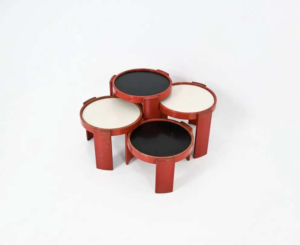 Tables gigognes modèle 780 de Gianfranco Frattini pour Cassina, années 1960