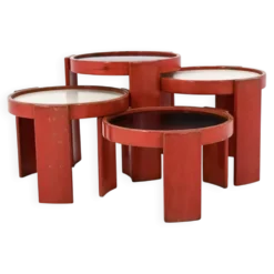Tables gigognes modèle 780 de Gianfranco Frattini pour Cassina, années 1960