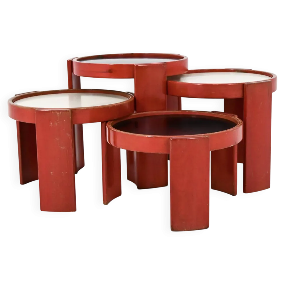 Tables gigognes modèle 780 de Gianfranco Frattini pour Cassina, années 1960