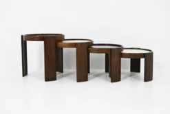Tables gigognes modèle 780, de Gianfranco Frattini pour Cassina, 1960s