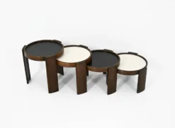 Tables gigognes modèle 780, de Gianfranco Frattini pour Cassina, 1960s