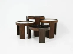 Tables gigognes modèle 780, de Gianfranco Frattini pour Cassina, 1960s